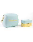 Coolerbag 6L cooler + 2 lunchbox hemelsblauw