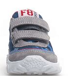 Grijze/hemelsblauwe sneakers van Amantea