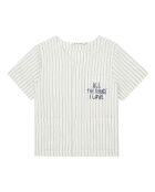 Chemise rayée blanche
