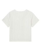 Chemise rayée blanche
