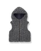 Veste à Capuche  en Laine mélangée Sans Manches Patxi grise