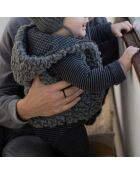 Veste à Capuche  en Laine mélangée Sans Manches Patxi grise