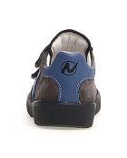 Sneakers Annie aus Leder in Schwarz/Azurblau