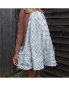 Robe à Bretelles Rayée Prim écrue