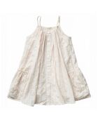Robe à Bretelles Rayée Prim écrue