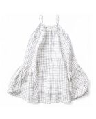 Robe à Bretelles Rayée Prim écrue