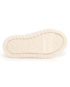 Baskets en Cuir Ariton blanc/nude