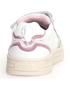 Baskets en Cuir Ariton blanc/nude