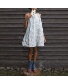 Robe à Bretelles Rayée Prim écrue