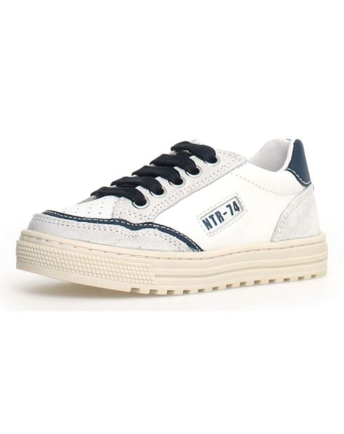 Baskets Ariton blanc/marine