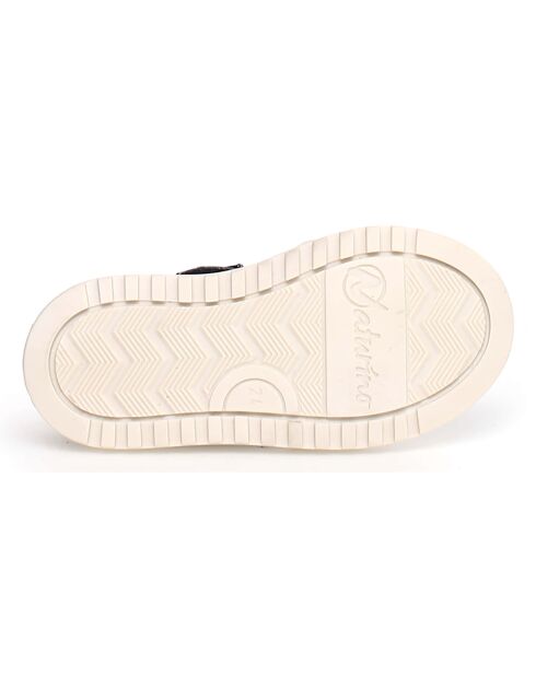 Ariton Sneakers Animal/Schwarz/Silber aus Leder