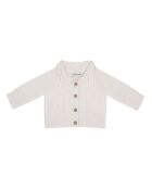 Cardigan 100% Laine Recyclée Rose écru
