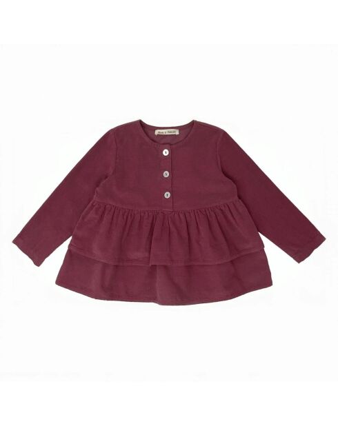 Blouse Velours Milleraies rose