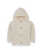 Cardigan à Capuche Tricot Ross écru