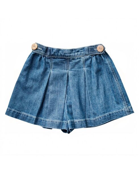 Jupe-Short Denim Coton Prudence bleu jean
