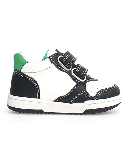 Wit/zwart/Agave Bounce sneakers