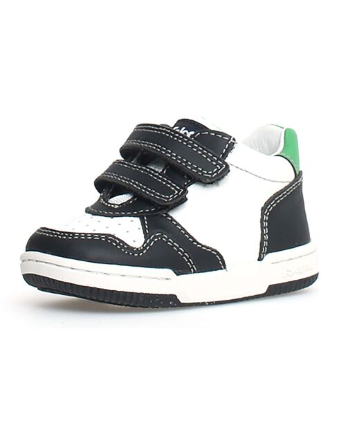 Wit/zwart/Agave Bounce sneakers