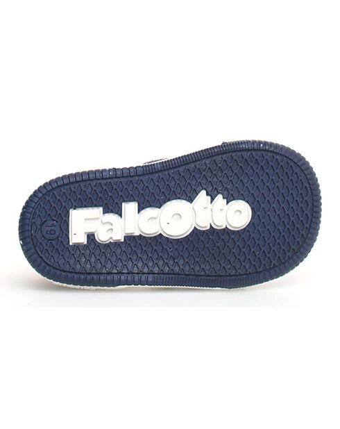 Wit/marineblauwe Bounce sneakers