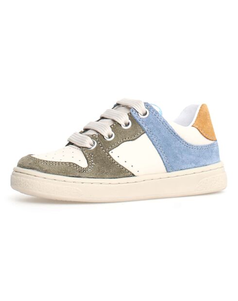 Flore sneakers in khaki/milk/sky