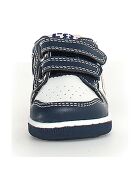 Frankie marineblauw/wit/gele sneakers