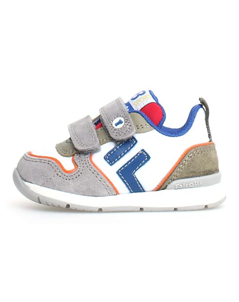 Grijze/wit/kaki sneakers Hack