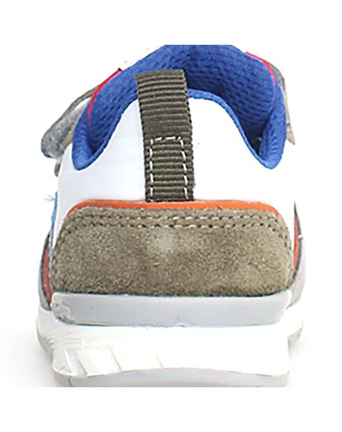 Grijze/wit/kaki sneakers Hack