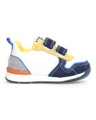 Marine/wit/grijze Hack sneakers