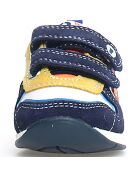 Marine/wit/grijze Hack sneakers