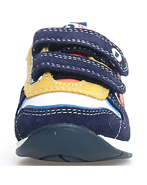 Marine/wit/grijze Hack sneakers