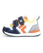 Marine/wit/grijze Hack sneakers