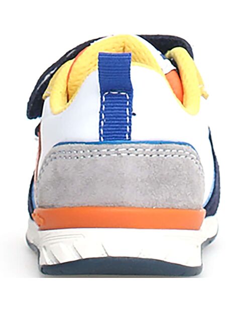 Marine/wit/grijze Hack sneakers