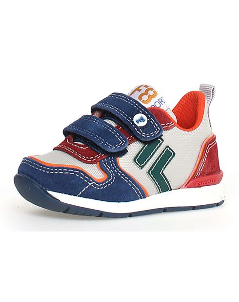 Hack azuur/grijze sneakers