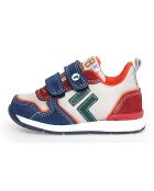 Hack azuur/grijze sneakers