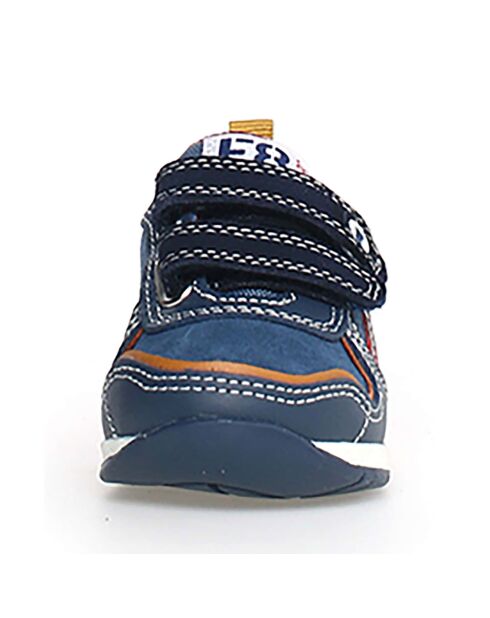 Donkerblauw/blauwe sneakers van Hack