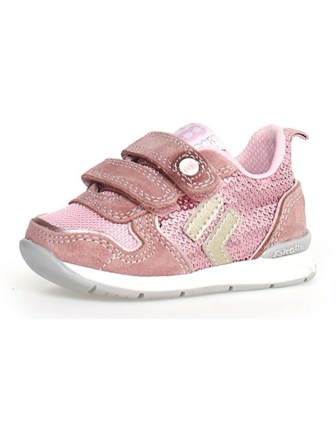 Baskets Hack rose/platine