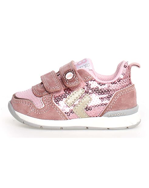 Baskets Hack rose/platine