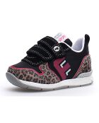 Baskets Hack noir/fuchsia/beige