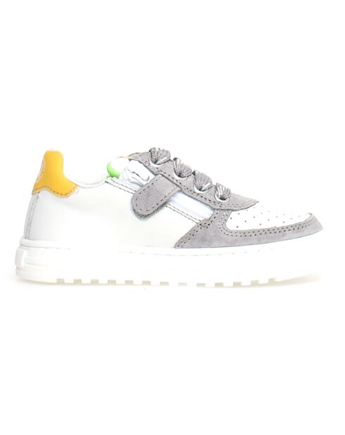 Grijs/wit/gele sneakers van Hess