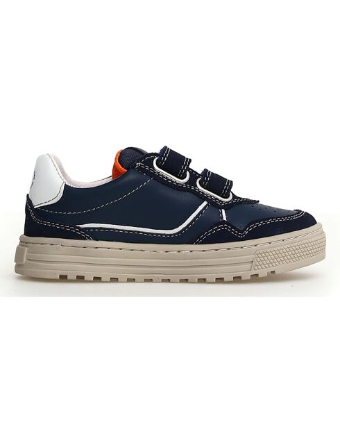 Sneakers Hess in pelle blu