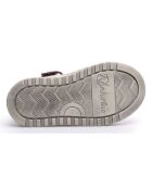 Baskets en Cuir Hess rose/blanc