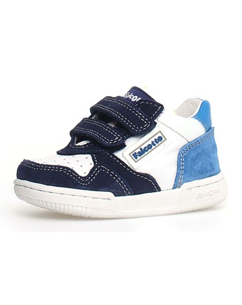 Marineblauw/wit/ultramarijn sneakers van Klip