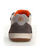 Klip sneakers van marineblauw/melk-antraciet leer