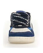 Melk/azur/marineblauwe Klip leren sneakers