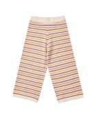 Pantalon en Maille à rayures multicolore