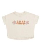 T-Shirt Aloha blanc
