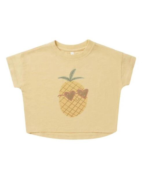 T-Shirt Ananas jaune