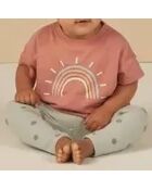 T-Shirt Arc en Ciel terracotta