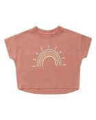 T-Shirt Arc en Ciel terracotta
