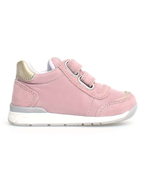 Baskets New Ferdi rose/platine