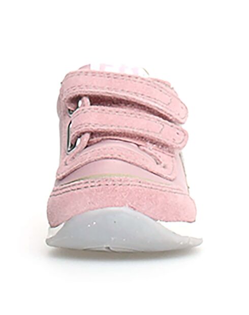 Baskets New Ferdi rose/platine
